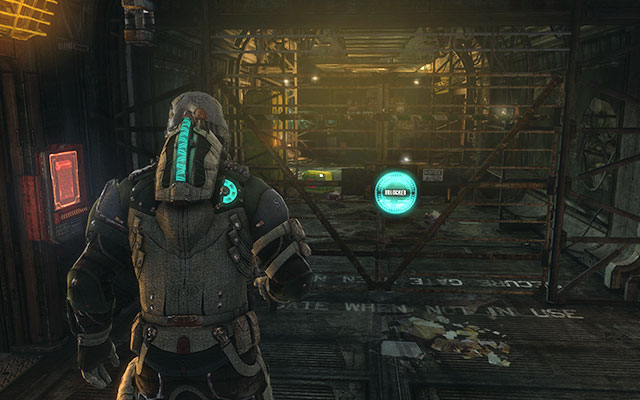 The elevator leading to barracks can be found in the corridor starting in the room with huge tube and an angle puzzle in the paleontology sector - Scavenge the 163rd Reaper Barracks - Side missions: Reaper Barracks - Dead Space 3 - Game Guide and Walkthrough