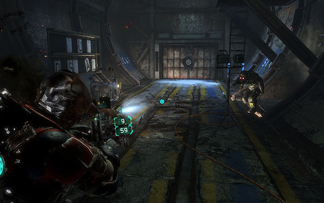 Move ahead, walking over the next part of the tunnel until you reach the elevator which will take you up - Recover anything that survived the purge - Side missions: Disposal Services - Dead Space 3 - Game Guide and Walkthrough