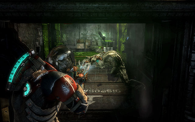 Go to the unlocked exit, searching through lockers encountered on the way - Investigate Artifact Storage - Side missions: Artifact Storage - Dead Space 3 - Game Guide and Walkthrough