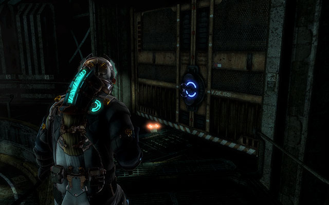 When you let in the rest of crew and get to the cargo bay, turn right - Chapter 3 - Secrets - Dead Space 3 - Game Guide and Walkthrough