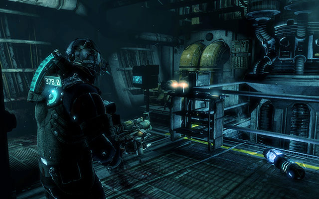 On the locker, next to the generator - Chapter 4 - p. 2 - Secrets - Dead Space 3 - Game Guide and Walkthrough