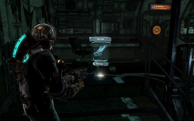 In the other part of the captain's bridge, right next to the interface - Chapter 5 - Secrets - Dead Space 3 - Game Guide and Walkthrough