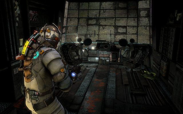 On the deactivated panel to the right of the entrance to the room, with the giant generator fan - Chapter 5 - Secrets - Dead Space 3 - Game Guide and Walkthrough