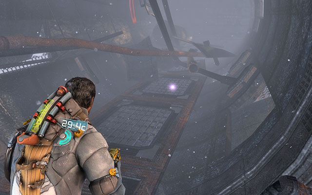 After exiting the cargo elevator and reaching the part looking like a huge pipe, turn right - the circuit is on the nearby catwalk - Chapter 8 - Secrets - Dead Space 3 - Game Guide and Walkthrough