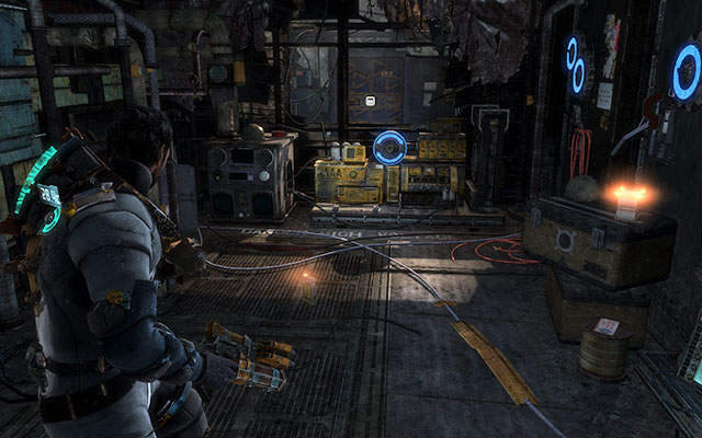 To the right in the room with the generator and the gear - Chapter 9 - Secrets - Dead Space 3 - Game Guide and Walkthrough