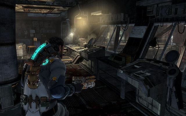 On the edge of the large generator, in the room with two pumps - Chapter 9 - Secrets - Dead Space 3 - Game Guide and Walkthrough