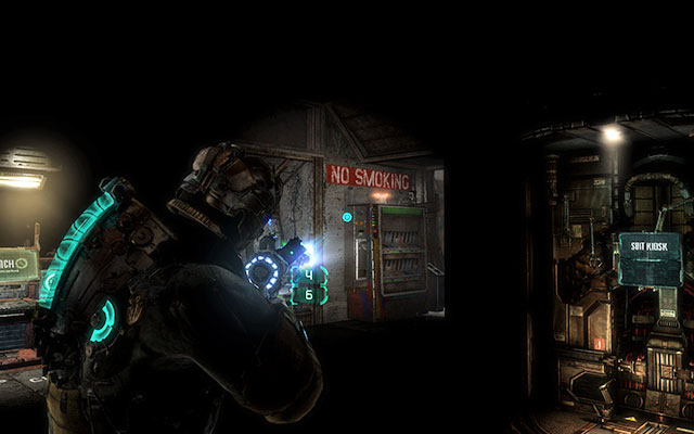 After you enter the facility, take the lift on your right - Chapter 9 - Secrets - Dead Space 3 - Game Guide and Walkthrough