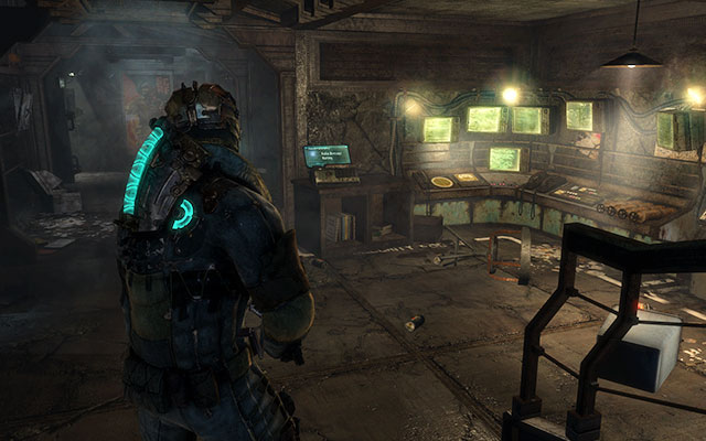 On your way back, inside the room with computer screens - Chapter 9 - Secrets - Dead Space 3 - Game Guide and Walkthrough