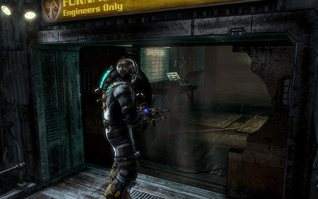 On the table to the left, next to the entrance to the first room with the suit kiosk - Chapter 11 - p. 1 - Secrets - Dead Space 3 - Game Guide and Walkthrough