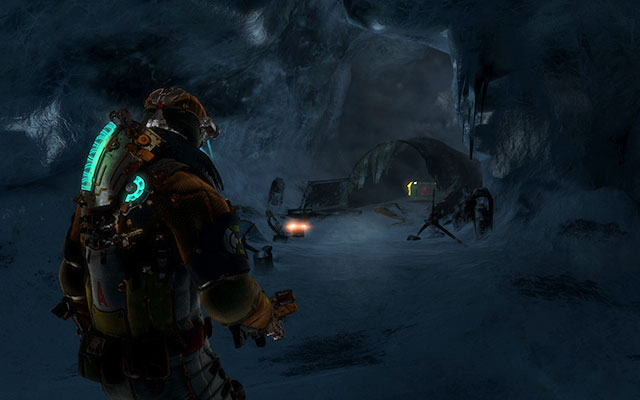 Near one of the tents inside the cave - Chapter 13 - Secrets - Dead Space 3 - Game Guide and Walkthrough