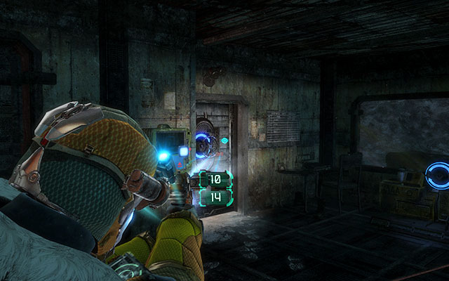 Inside the building you pass, in the locker to the right, next to the entrance - Chapter 13 - Secrets - Dead Space 3 - Game Guide and Walkthrough