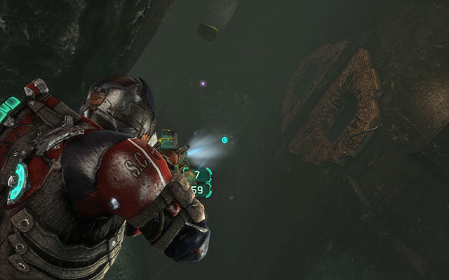 It floats in the air in the room, where zero-gravity is activated after starting the generator - Chapter 17 - Secrets - Dead Space 3 - Game Guide and Walkthrough