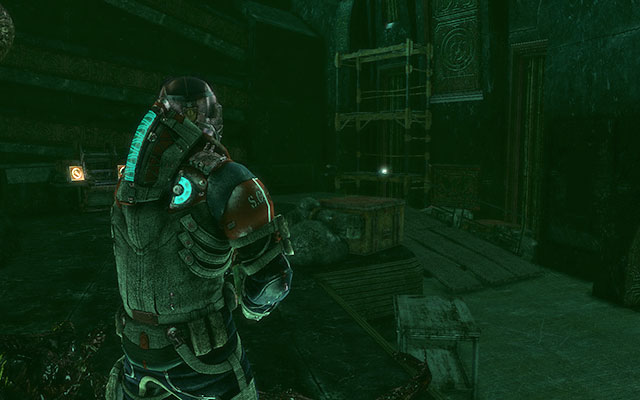 On the scaffolding near the workbench and the generator in the starting location - Chapter 18 - Secrets - Dead Space 3 - Game Guide and Walkthrough