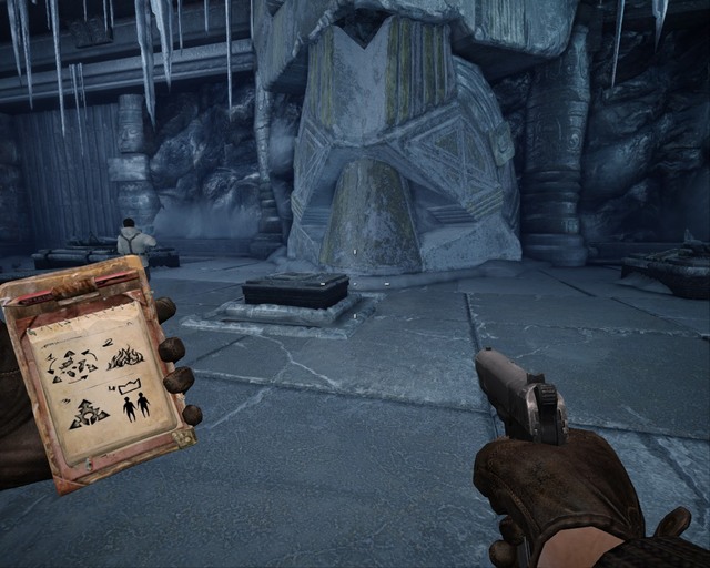 A door will appear here when you start a fire properly. - Ice Temple - Walkthrough - Deadfall Adventures - Game Guide and Walkthrough