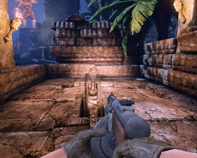 You have to use three of those levers to proceed. - Mayan City - Walkthrough - Deadfall Adventures - Game Guide and Walkthrough