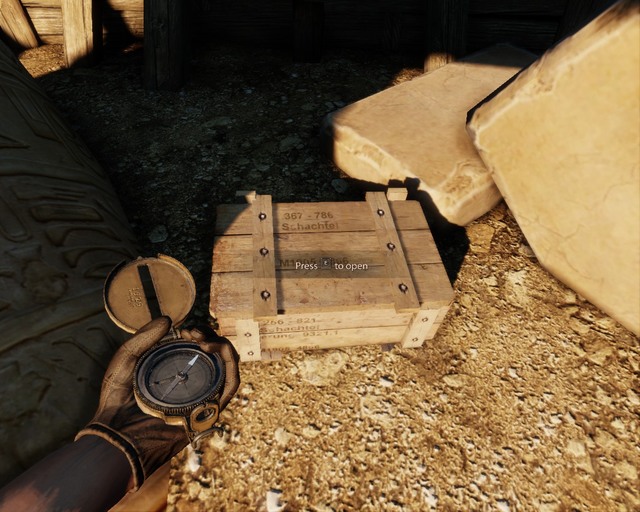 Youll find an artifact in this crate, right after you go between the statues. - Sand of Sakkara - Treasures - Deadfall Adventures - Game Guide and Walkthrough