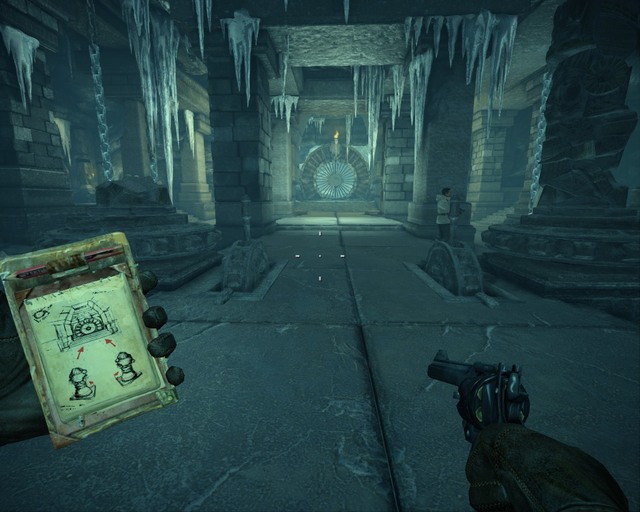 Use your compass in this room. - Arctic Cave - Treasures - Deadfall Adventures - Game Guide and Walkthrough