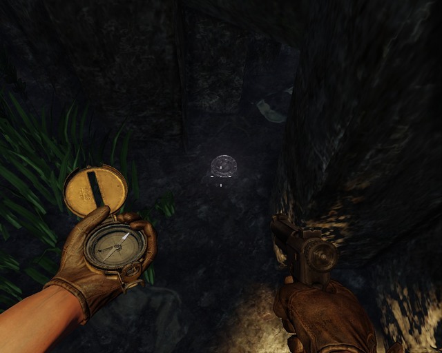 Coin under a stone platform. - Mayan Jungle - Treasures - Deadfall Adventures - Game Guide and Walkthrough