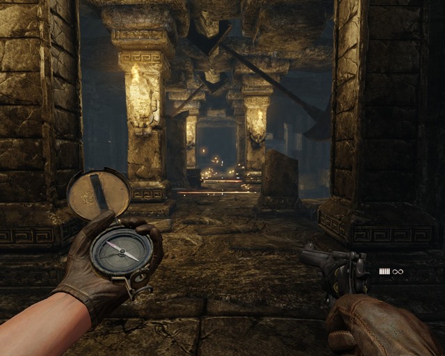 Turn right here and go all the way down. - Mayan Temple - Treasures - Deadfall Adventures - Game Guide and Walkthrough