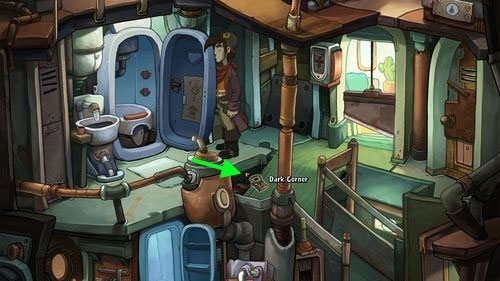 The only thing left is toothbrush - Pack the suitcase - Part 1 - Kuvaq - Deponia - Game Guide and Walkthrough