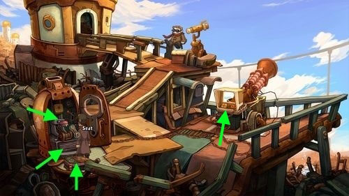 Move to the pod and open the Door of Pod - Prepare the pod - Part 1 - Kuvaq - Deponia - Game Guide and Walkthrough