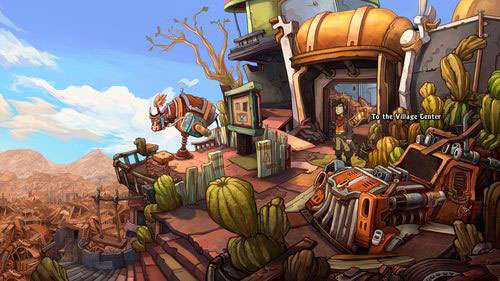 1 - Find Goal - Part 1 - Kuvaq - Deponia - Game Guide and Walkthrough