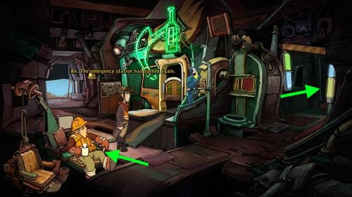 Leave the bar - Find coffee powder ingredients - Part 1 - Kuvaq - Deponia - Game Guide and Walkthrough