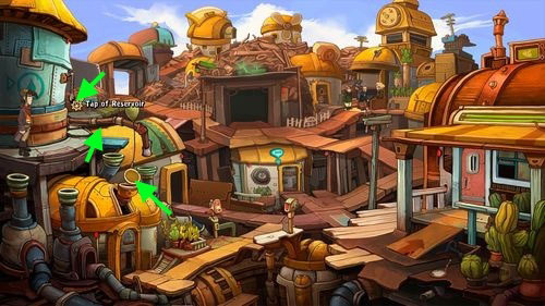 1 - Find coffee water ingredients - Part 1 - Kuvaq - Deponia - Game Guide and Walkthrough