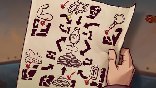 You have all ingredients needed to make an espresso - Find coffee water ingredients - Part 1 - Kuvaq - Deponia - Game Guide and Walkthrough