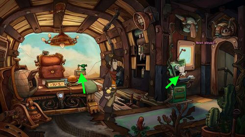 Go to the mayor's office - Contact Cletus - Part 1 - Kuvaq - Deponia - Game Guide and Walkthrough