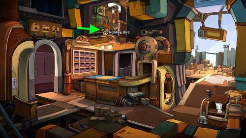 Rufus will enter the vault - Contact Cletus - Part 1 - Kuvaq - Deponia - Game Guide and Walkthrough