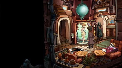 You'll find yourself at the village gate - Contact Cletus - Part 1 - Kuvaq - Deponia - Game Guide and Walkthrough