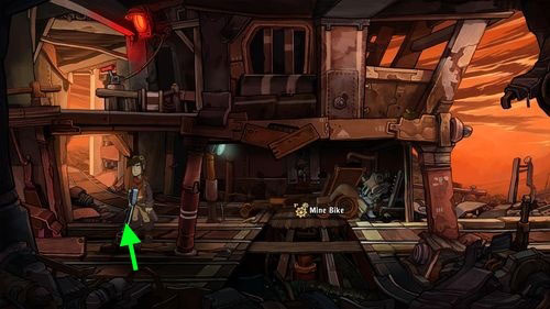 Get into the mine cart and set off - Place Goal in the mine cart - Part 2 - Junk Mine - Deponia - Game Guide and Walkthrough