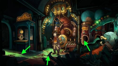 Look around closely - someone has done quite a mess here - Find Goal - Part 3 - Lower Ascension Station - Deponia - Game Guide and Walkthrough