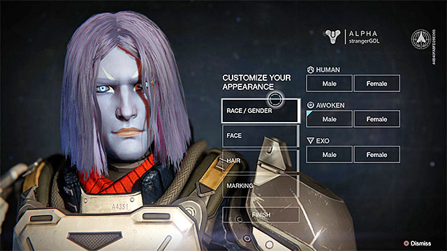 Choosing a race does not affect abilities - Character creation - Destiny - Game Guide and Walkthrough