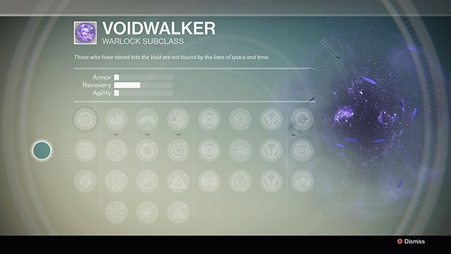 Voidwalker subclass progression tree - Warlock - Character classes - Destiny - Game Guide and Walkthrough