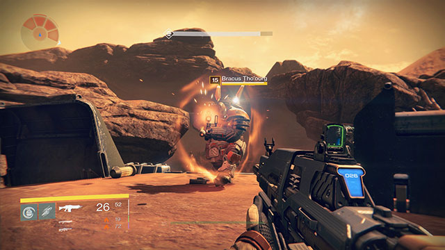The first Cabal mini-boss - Exclusion Zone - Mars - Main Story - Destiny - Game Guide and Walkthrough