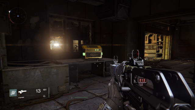 The first chest is on the desk on the left - Earth - Gold Chests - Destiny - Game Guide and Walkthrough
