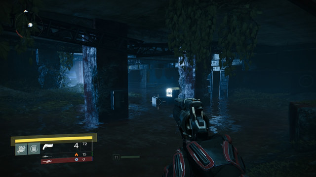 The chest is beneath the pillar in the underground - Venus - Gold Chests - Destiny - Game Guide and Walkthrough