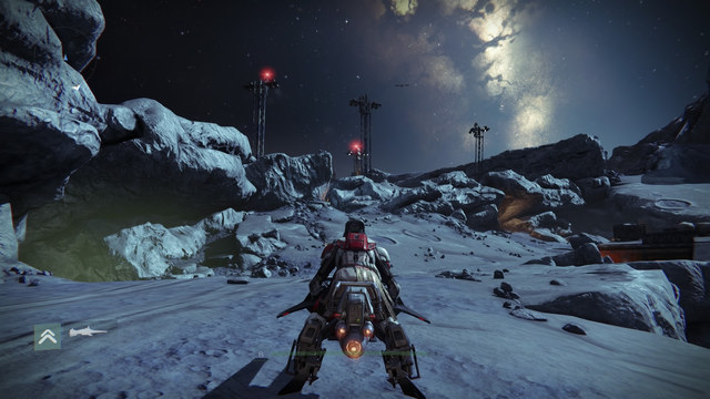 Villages antennas are visible from afar - Moon - Dead Ghosts - Destiny - Game Guide and Walkthrough