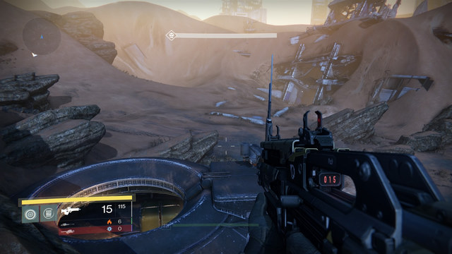 Second base and a bunker with the Ghost - Mars - Dead Ghosts - Destiny - Game Guide and Walkthrough