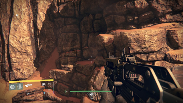 ...then search for the ledge on the very same height. - Mars - Dead Ghosts - Destiny - Game Guide and Walkthrough