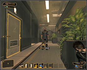 10 - (3) Peaceful option: Getting to the elevator - Securing Sarifs Manufacturing Plant - Deus Ex: Human Revolution - Game Guide and Walkthrough
