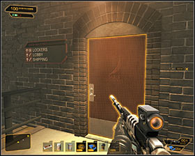 9 - (3) Peaceful option: Getting to the elevator - Securing Sarifs Manufacturing Plant - Deus Ex: Human Revolution - Game Guide and Walkthrough