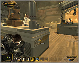 2 - (5) Peaceful option: Securing the assembly lab - Lab 1 - Securing Sarifs Manufacturing Plant - Deus Ex: Human Revolution - Game Guide and Walkthrough