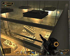 Go through the vent and after few moments youll reach a ladder #1 - (6) Saving hostages - Securing Sarifs Manufacturing Plant - Deus Ex: Human Revolution - Game Guide and Walkthrough