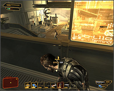 In contrast to a peaceful option, when you had to do your best, this case is much easier - (5) Aggressive option: Securing the assembly lab - Lab 1 - Securing Sarifs Manufacturing Plant - Deus Ex: Human Revolution - Game Guide and Walkthrough
