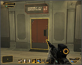 1 - (7) Getting to the assembly lab - Lab 2 - Securing Sarifs Manufacturing Plant - Deus Ex: Human Revolution - Game Guide and Walkthrough