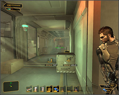 Go south and stop at the junction - (9) Getting to the server room - Securing Sarifs Manufacturing Plant - Deus Ex: Human Revolution - Game Guide and Walkthrough