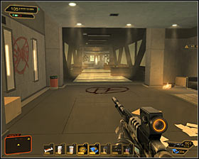 2 - (1) Crossing the administration building - Neutralize the Terrorist Leader - Deus Ex: Human Revolution - Game Guide and Walkthrough